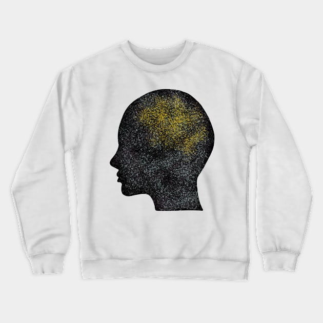 Clever brain Crewneck Sweatshirt by bigmoments